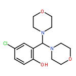 Phenol, 4-chloro-2-(di-4-morpholinylmethyl)-