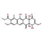 methyl 6a,7,10a,12-tetrahydroxy-3,8-dimethoxy-1-methyl-6,10,11-trioxo-6,6a,7,10,10a,11-hexahydrotetracene-2-carboxylate