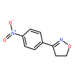 Isoxazole, 4,5-dihydro-3-(4-nitrophenyl)-