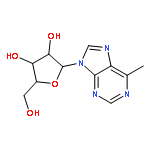 (2R,3S,4R,5R)-2-(Hydroxymethyl)-5-(6-methyl-9H-purin-9-yl)tetrahydrofuran-3,4-diol