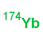 Ytterbium, isotope ofmass 174