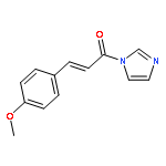 1H-Imidazole, 1-[3-(4-methoxyphenyl)-1-oxo-2-propenyl]-