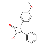 (+)-3-Hydroxy-1-(4-methoxyphenyl)-4-phenylazetidin-2-one