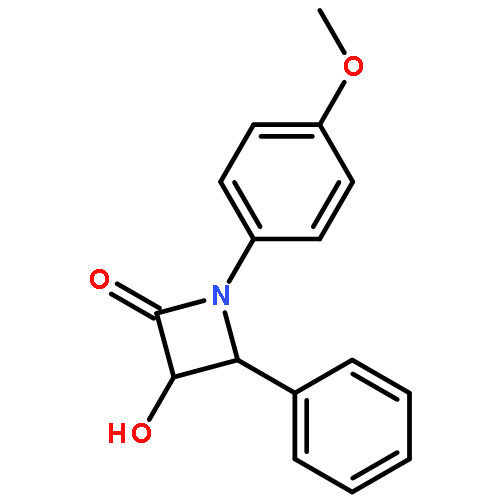 (+)-3-Hydroxy-1-(4-methoxyphenyl)-4-phenylazetidin-2-one