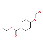 Cyclohexanecarboxylic acid, 4-(methoxymethoxy)-, ethyl ester