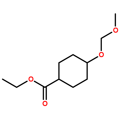 Cyclohexanecarboxylic acid, 4-(methoxymethoxy)-, ethyl ester