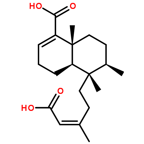 1-Naphthalenecarboxylicacid,5-[(3Z)-4-carboxy-3-methyl-3-buten-1-yl]-3,4,4a,5,6,7,8,8a-octahydro-5,6,8a-trimethyl-,(4aR,5S,6R,8aR)-