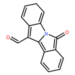 6H-Isoindolo[2,1-a]indole-11-carboxaldehyde, 6-oxo-