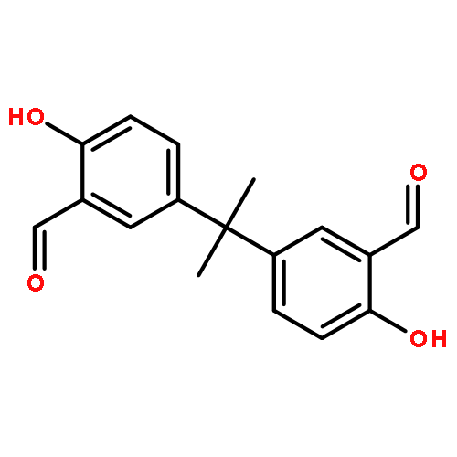 Benzaldehyde, 3,3'-(1-methylethylidene)bis[6-hydroxy-