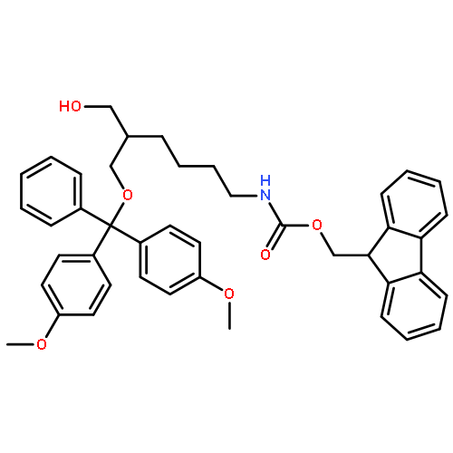 (9H-Fluoren-9-yl)methyl (6-(bis(4-methoxyphenyl)(phenyl)methoxy)-5-(hydroxymethyl)hexyl)carbamate