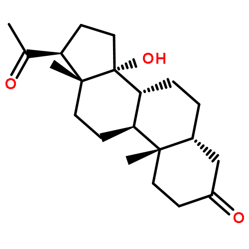 Pregnane-3,20-dione, 14-hydroxy-, (5b)-