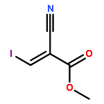 2-Propenoic acid, 2-cyano-3-iodo-, methyl ester, (E)-