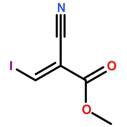 2-Propenoic acid, 2-cyano-3-iodo-, methyl ester, (E)-