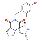 Spiro[pyrrolidine-3,4'(1'H)-pyrrolo[1,2-a]pyrazine]-1',2,3',5(2'H)-tetrone,2'-[(4-bromo-2-fluorophenyl)methyl]-, (3R)-