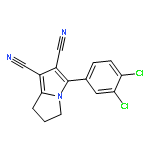 1H-Pyrrolizine-6,7-dicarbonitrile, 5-(3,4-dichlorophenyl)-2,3-dihydro-