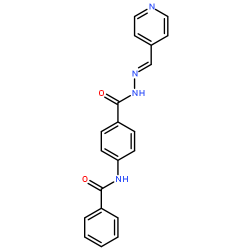 Benzoic acid, 4-(benzoylamino)-, (4-pyridinylmethylene)hydrazide