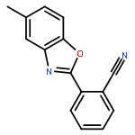 Benzonitrile, 2-(5-methyl-2-benzoxazolyl)-