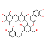 β-?D-?Glucopyranoside, 2-?(3,?4-?dihydroxyphenyl)?ethyl O-?6-?deoxy-?α-?L-?mannopyranosyl-?(1→4)?-?O-?6-?deoxy-?α-?L-?mannopyranosyl-?(1→3)?-?, 4-?[(2E)?-?3-?(3,?4-?dihydroxyphenyl)?-?2-?propenoate]