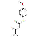 Pentanamide, N-(4-methoxyphenyl)-4-methyl-3-oxo-