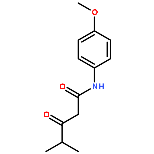 Pentanamide, N-(4-methoxyphenyl)-4-methyl-3-oxo-