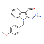 1H-Indole-3-carboxaldehyde, 2-azido-1-[(4-methoxyphenyl)methyl]-