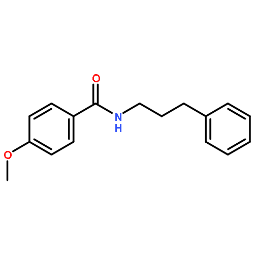 Benzamide, 4-methoxy-N-(3-phenylpropyl)-