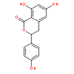 1H-2-Benzopyran-1-one,3,4-dihydro-6,8-dihydroxy-3-(4-hydroxyphenyl)-