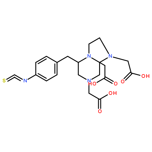 1H-1,4,7-Triazonine-1,4,7-triaceticacid, hexahydro-2-[(4-isothiocyanatophenyl)methyl]-