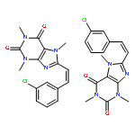 1H-Purine-2,6-dione,8-[(1E)-2-(3-chlorophenyl)ethenyl]-3,7-dihydro-1,3,7-trimethyl-