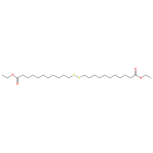 Undecanoic acid, 11,11'-dithiobis-, diethyl ester