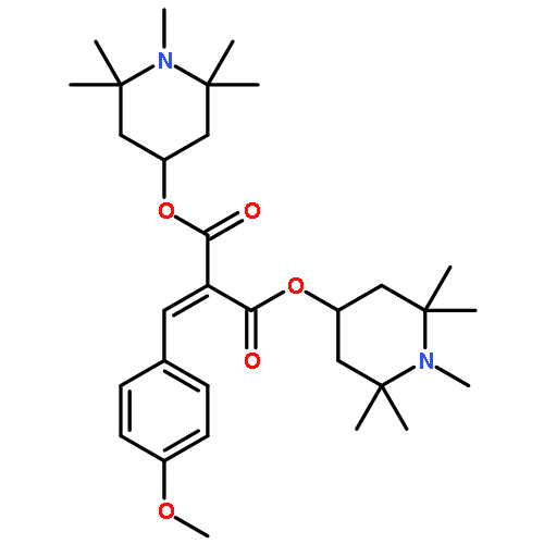 Propanedioic acid,2-[(4-methoxyphenyl)methylene]-, 1,3-bis(1,2,2,6,6-pentamethyl-4-piperidinyl)ester