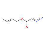 Acetic acid, diazo-, (2E)-2-butenyl ester