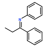 Benzenamine, N-(1-phenylpropylidene)-