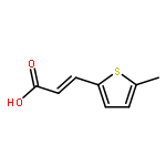 2-Propenoic acid, 3-(5-methyl-2-thienyl)-