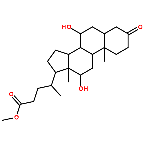 Cholan-24-oic acid,7,12-dihydroxy-3-oxo-, methyl ester, (5b,7a,12a)-