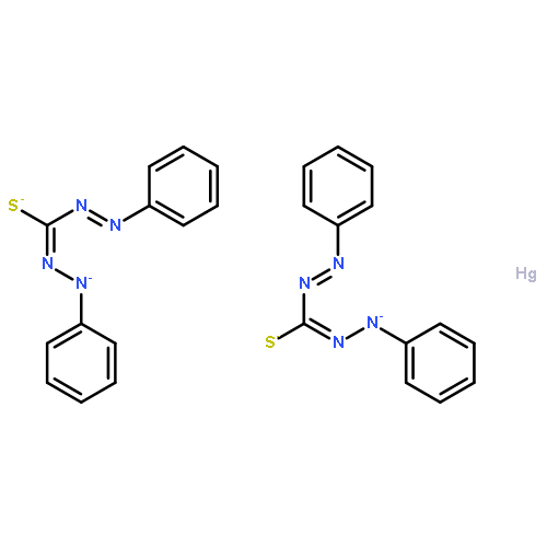 Mercury,bis[(2-phenyldiazenecarbothioic acid-kS) 2-phenylhydrazidato-kN2]-, (T-4)-