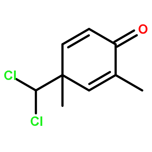 4-(dichloromethyl)-2,4-dimethylcyclohexa-2,5-dien-1-one