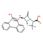 4-Thia-1-azabicyclo[3.2.0]heptane-2-carboxylicacid, 6-[[(2'-carboxy[1,1'-biphenyl]-2-yl)carbonyl]amino]-3,3-dimethyl-7-oxo-,(2S,5R,6R)-