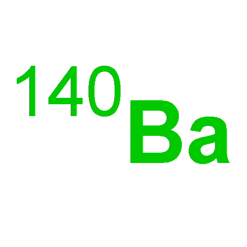 Barium, isotope of mass140