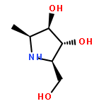 3,4-Pyrrolidinediol, 2-(hydroxymethyl)-5-methyl-, (2R,3R,4R,5S)-