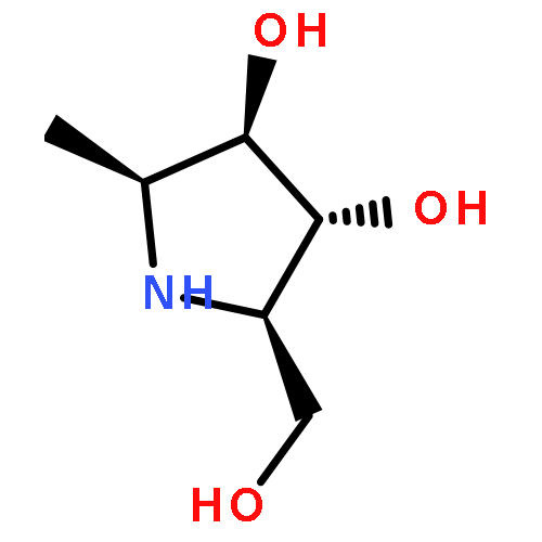 3,4-Pyrrolidinediol, 2-(hydroxymethyl)-5-methyl-, (2R,3R,4R,5S)-