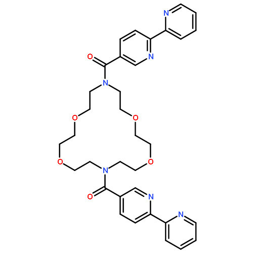 1,4,10,13-TETRAOXA-7,16-DIAZACYCLOOCTADECANE, 7,16-BIS([2,2'-BIPYRIDIN]-5-YLCARBONYL)-