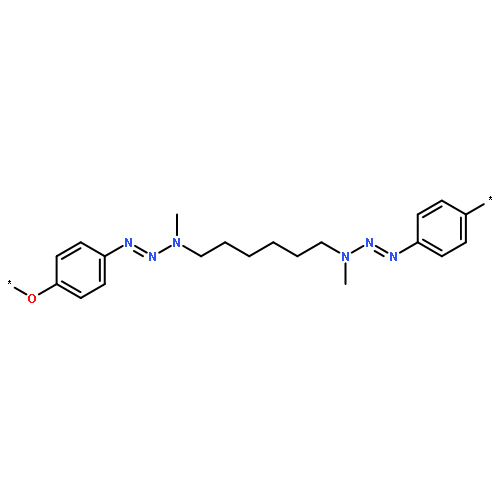 POLY[OXY-1,4-PHENYLENE(3-METHYL-1-TRIAZENE-1,3-DIYL)-1,6-HEXANEDIYL(1-METHYL-2-TRIAZENE-1,3-DIYL)-1,4-PHENYLENE]