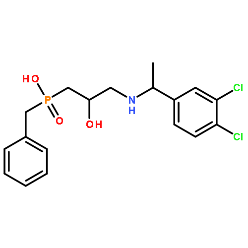 Phosphinic acid,[3-[[1-(3,4-dichlorophenyl)ethyl]amino]-2-hydroxypropyl](phenylmethyl)- (9CI)