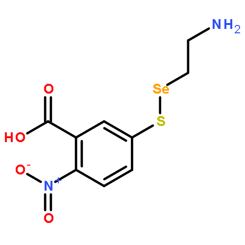 Benzoic acid, 5-[[(2-aminoethyl)seleno]thio]-2-nitro-