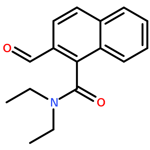 1-Naphthalenecarboxamide, N,N-diethyl-2-formyl-