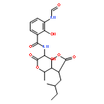 Benzamide,3-(formylamino)-2-hydroxy-N-[7-hydroxy-2,6-dimethyl-8-(2-methylbutyl)-4,9-dioxo-1,5-dioxonan-3-yl]-(9CI)