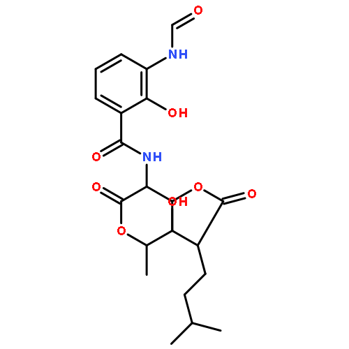 Benzamide,3-(formylamino)-2-hydroxy-N-[(2R,3S,6S,7R,8R)-7-hydroxy-2,6-dimethyl-8-(3-methylbutyl)-4,9-dioxo-1,5-dioxonan-3-yl]-(9CI)