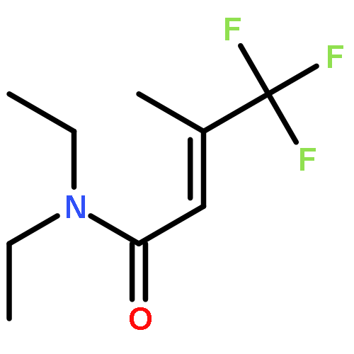 2-Butenamide, N,N-diethyl-4,4,4-trifluoro-3-methyl-, (E)-