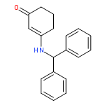 2-Cyclohexen-1-one, 3-[(diphenylmethyl)amino]-